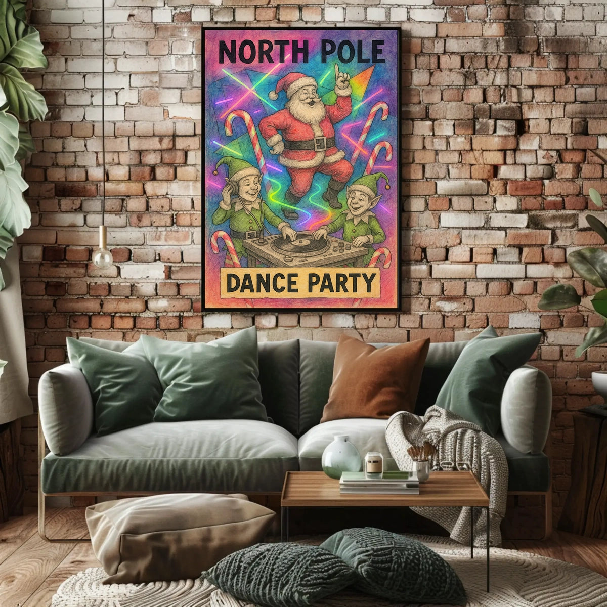 North Pole Dance Party Poster
