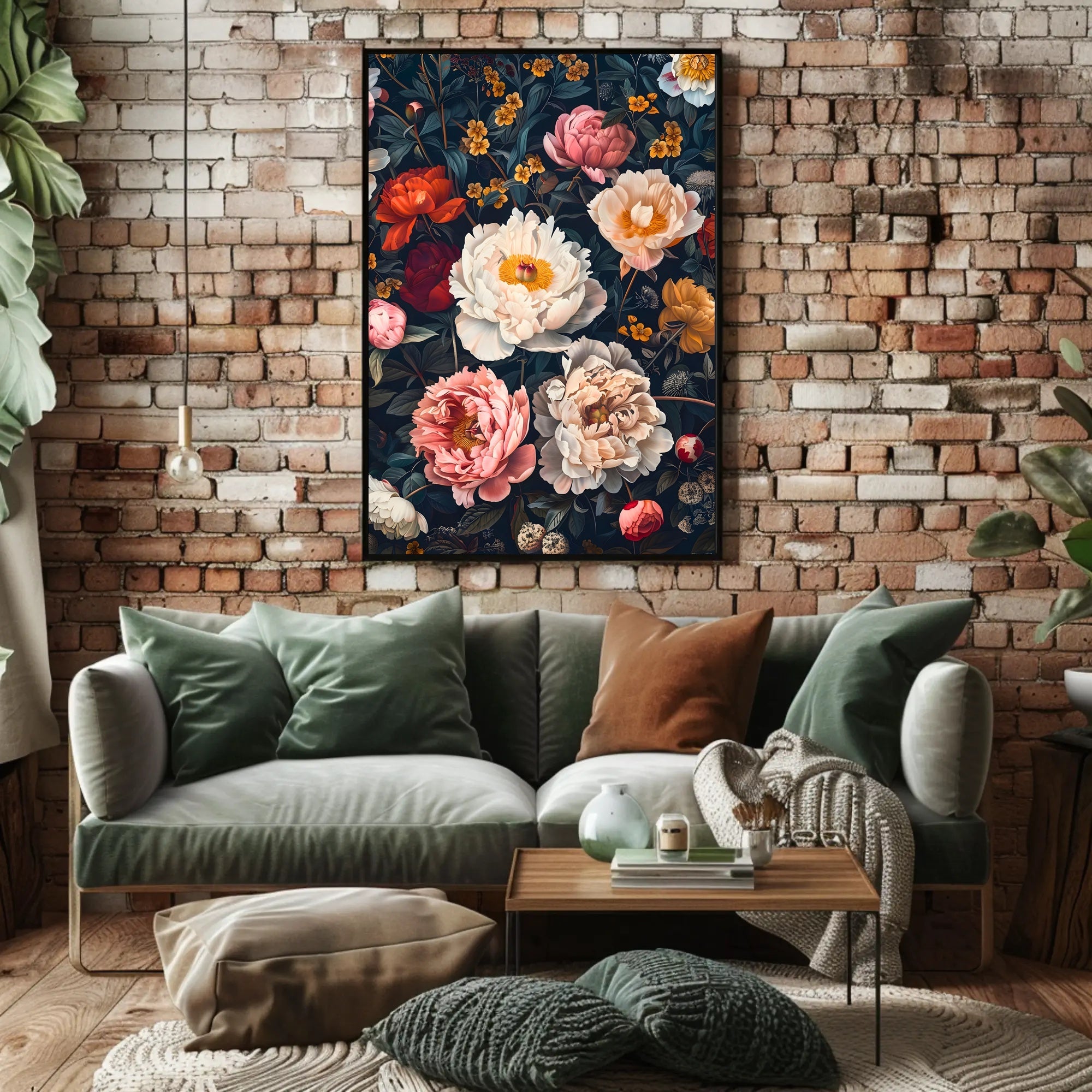 Floral Symphony: Botanical Elegance in Art Poster