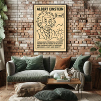 Albert Einstein Theoretical Physicist Poster