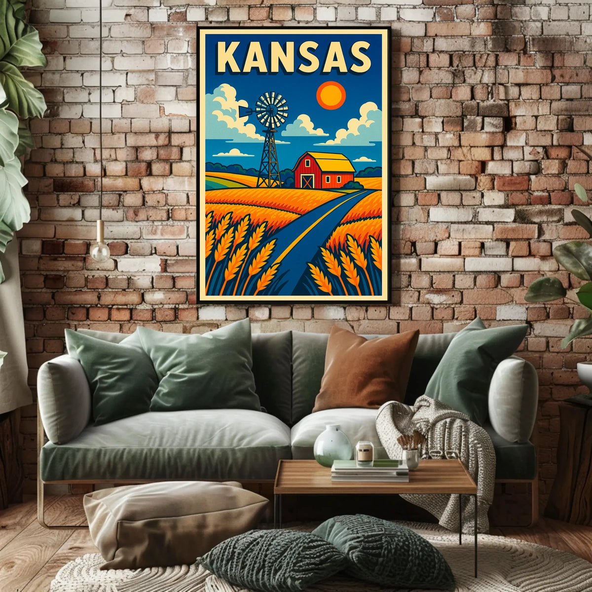 Kansas Countryside Poster