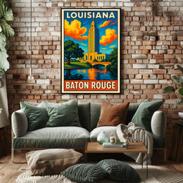 Louisiana State Capitol in Baton Rouge Poster