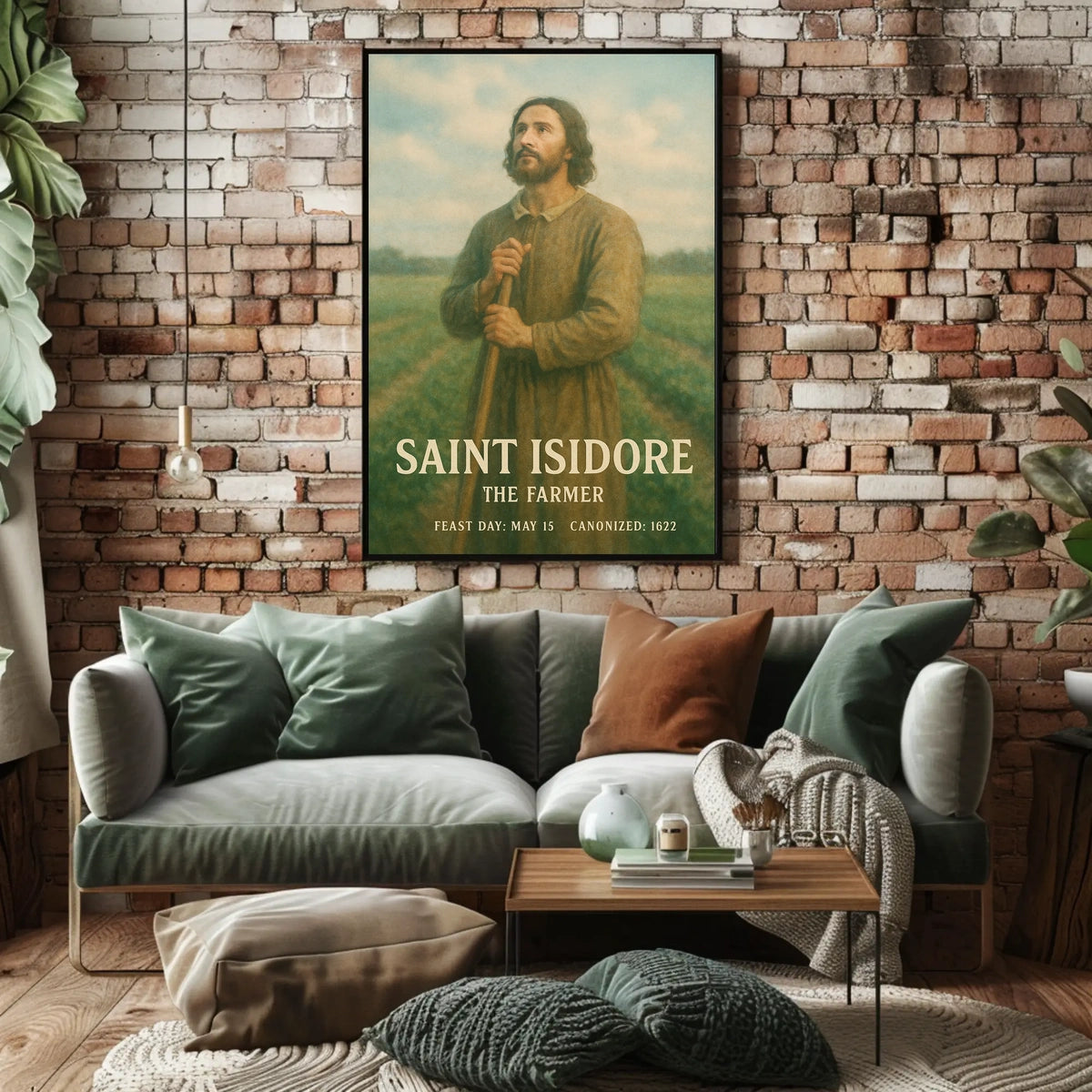 Saint Isidore The Farmer Poster