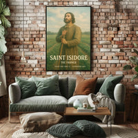 Saint Isidore The Farmer Poster