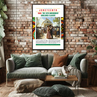 Commemorative Juneteenth Artwork: Cultural Heritage Poster