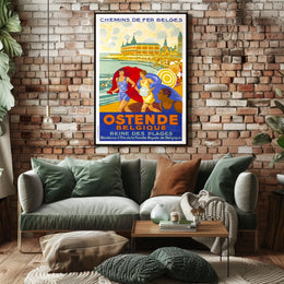 Ostende Queen Of The Beaches Poster