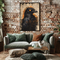 Mystical Raven Art Print Animal Poster