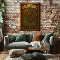 South Carolina A Steampunk Tribute Poster