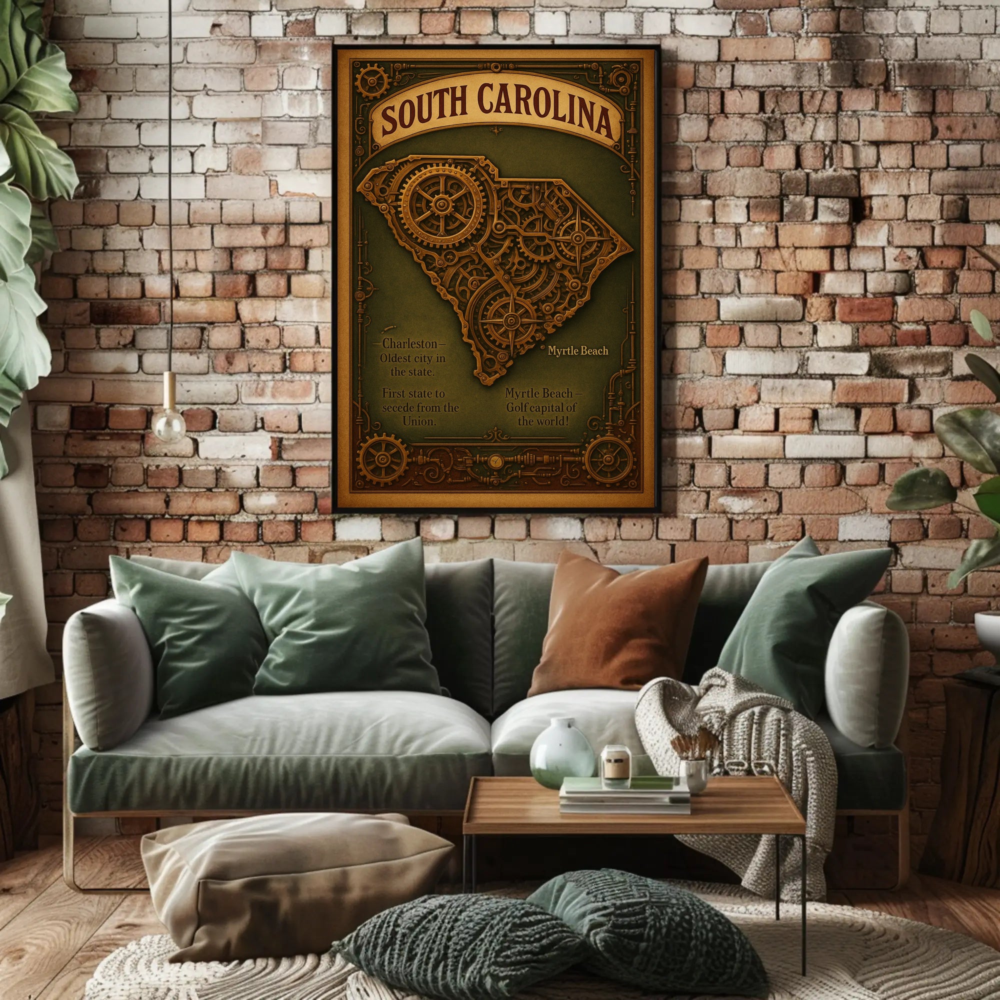 South Carolina A Steampunk Tribute Poster