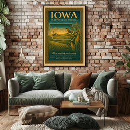 Iowa Heartland Of America Poster