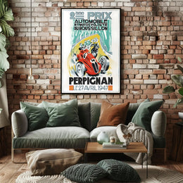 Roussillon Travel Poster Art Print for Decor