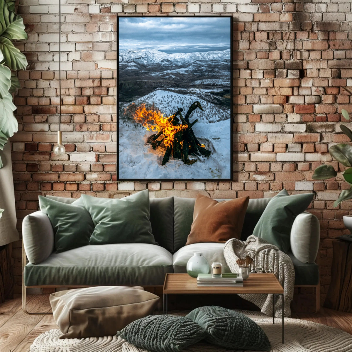 Festive Ornament In Nature Poster