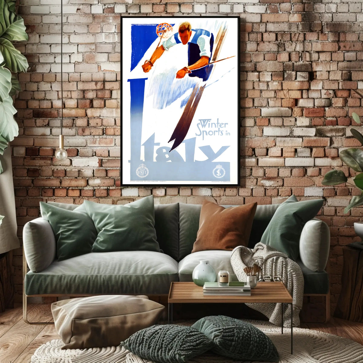 Winter Sports in Italy Poster