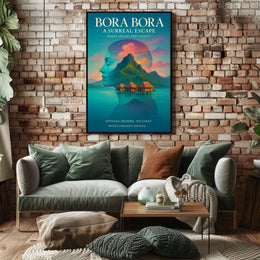 Bora Bora A Surreal Escape Poster