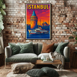 Istanbul A City of Timeless Beauty Poster