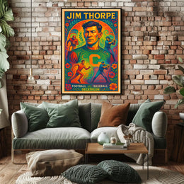 Celebrating Jim Thorpe A Legendary Athlete Poster