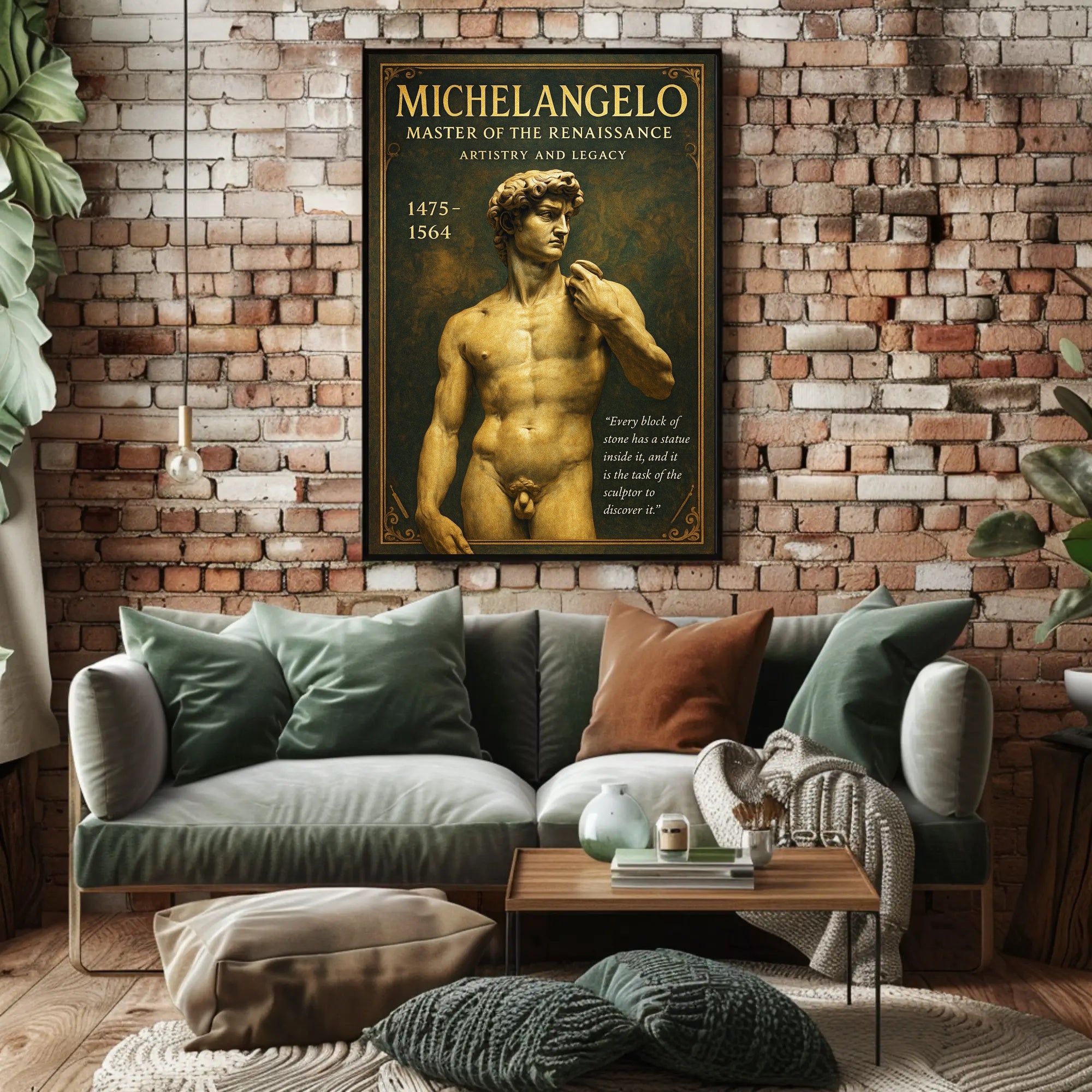 Michelangelo Master of the Renaissance Poster PosterGoat