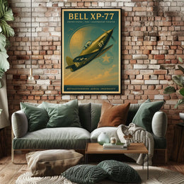 Bell XP-77 Lightweight Fighter Poster