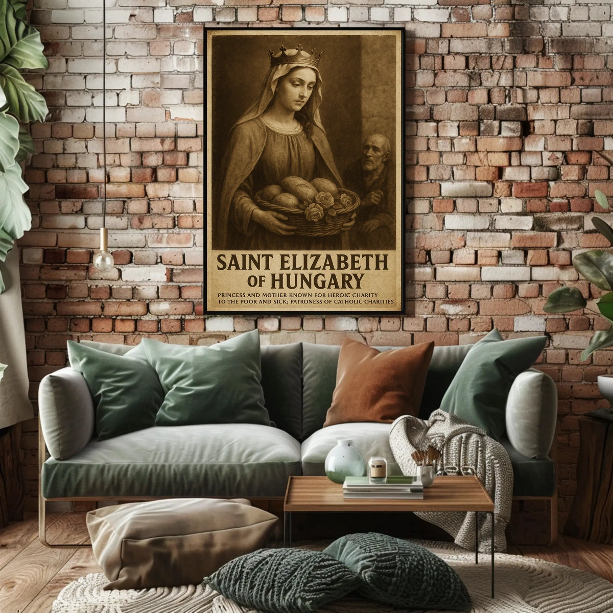 Saint Elizabeth Of Hungary Poster