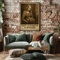 Saint Elizabeth Of Hungary Poster