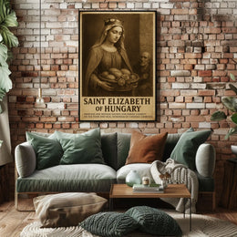 Saint Elizabeth Of Hungary Poster