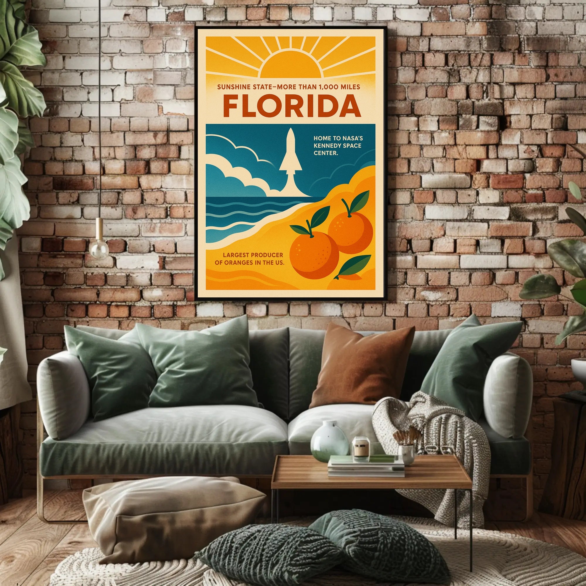 Florida The Sunshine State Poster