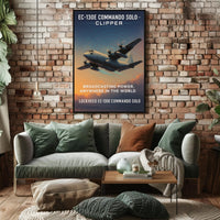 EC-130E Commando Solo Broadcasting Power Poster PosterGoat