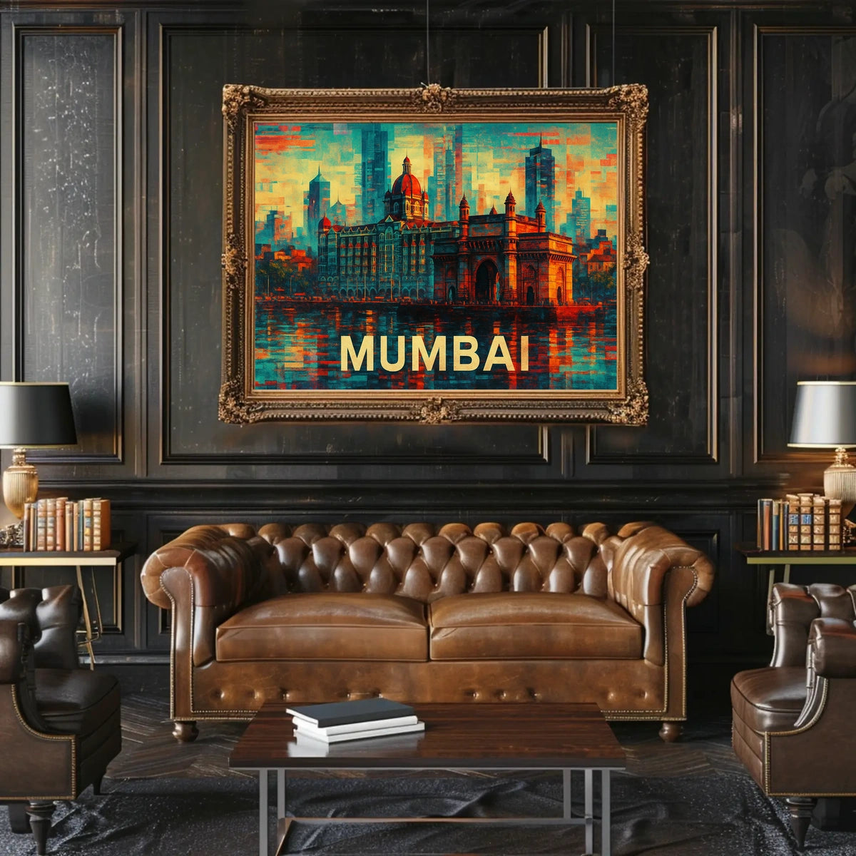 Mumbai Skyline Poster