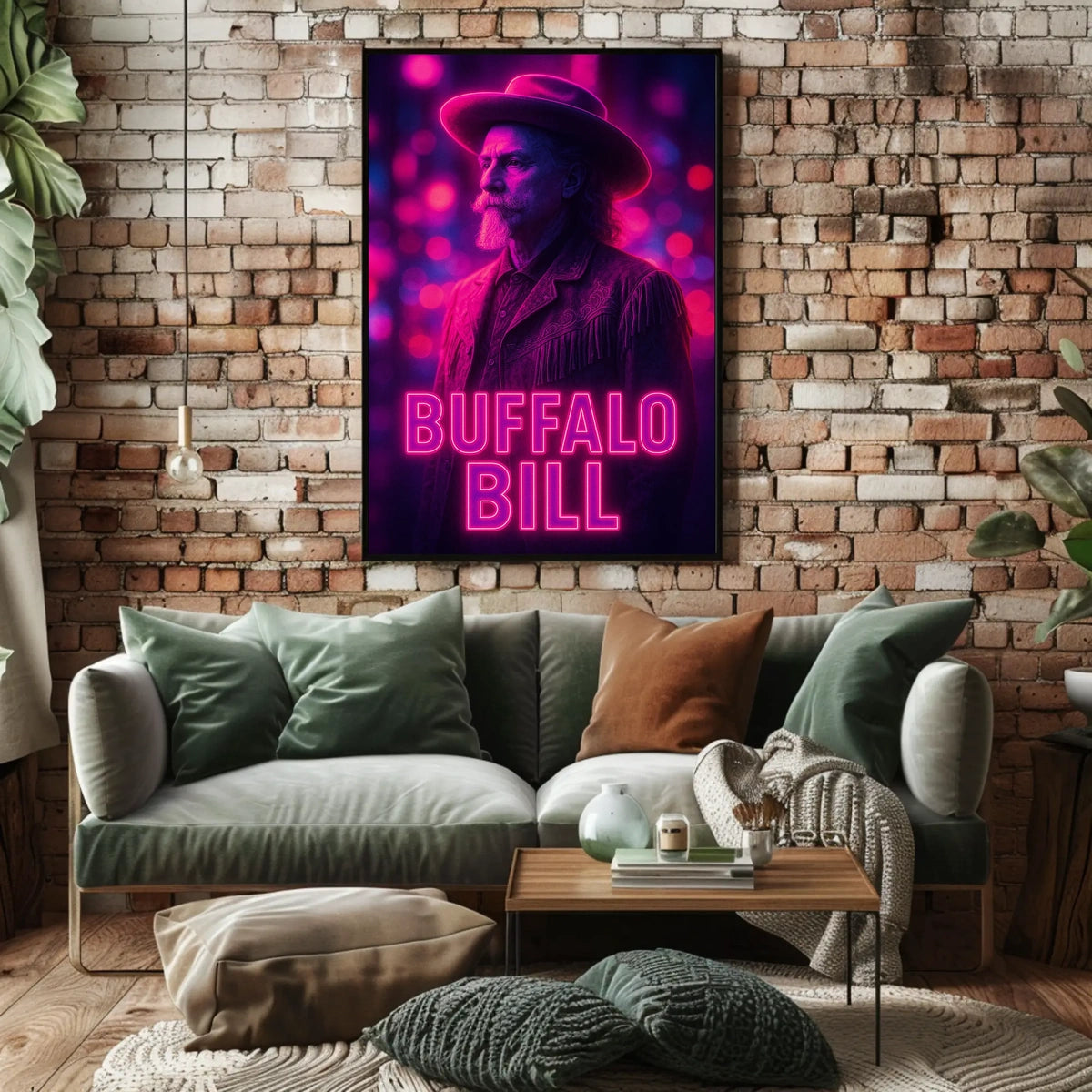 Buffalo Bill Iconic American Pop Culture Poster
