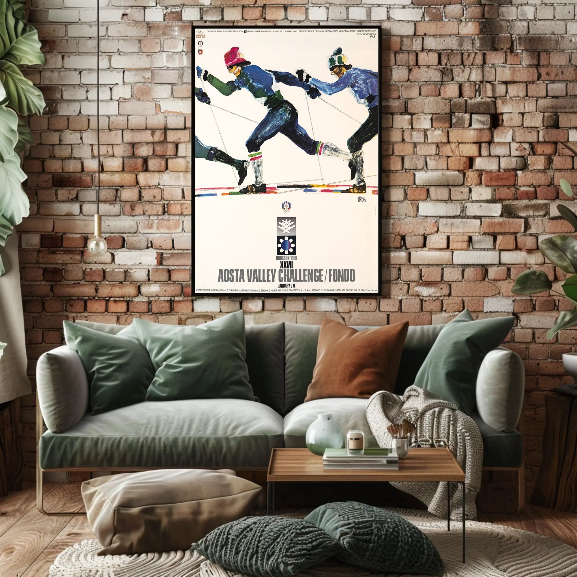 Aosta Valley Challenge 1980 Poster PosterGoat