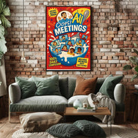 Oops! All Meetings Poster PosterGoat
