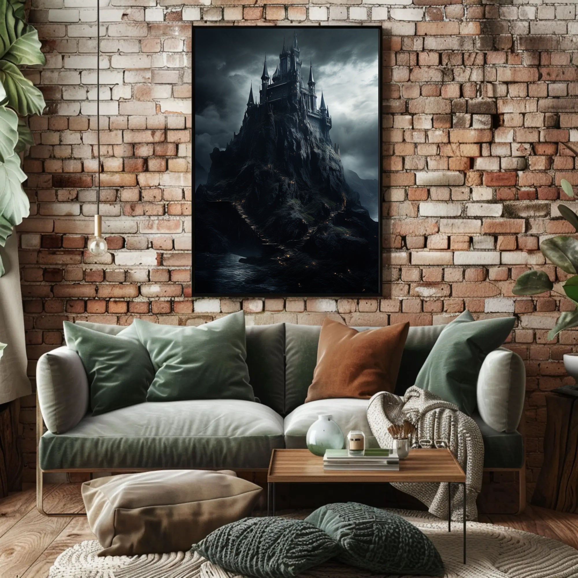 The Enchanted Castle On The Cliff Poster