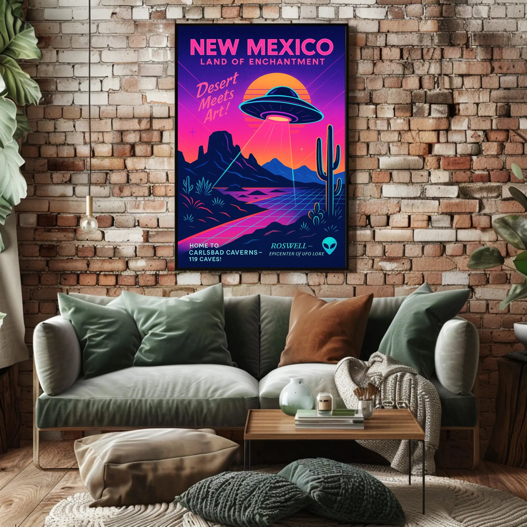 New Mexico Land of Enchantment Poster PosterGoat