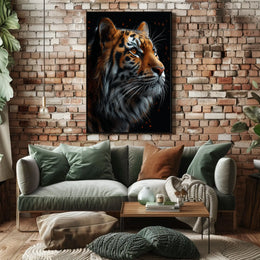 Majestic Tiger Portrait Poster