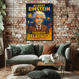Albert Einstein Theory Of Relativity Poster