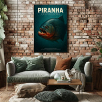 Piranha Underwater Terror Poster