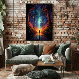 Enchanted Forest Pathway Poster