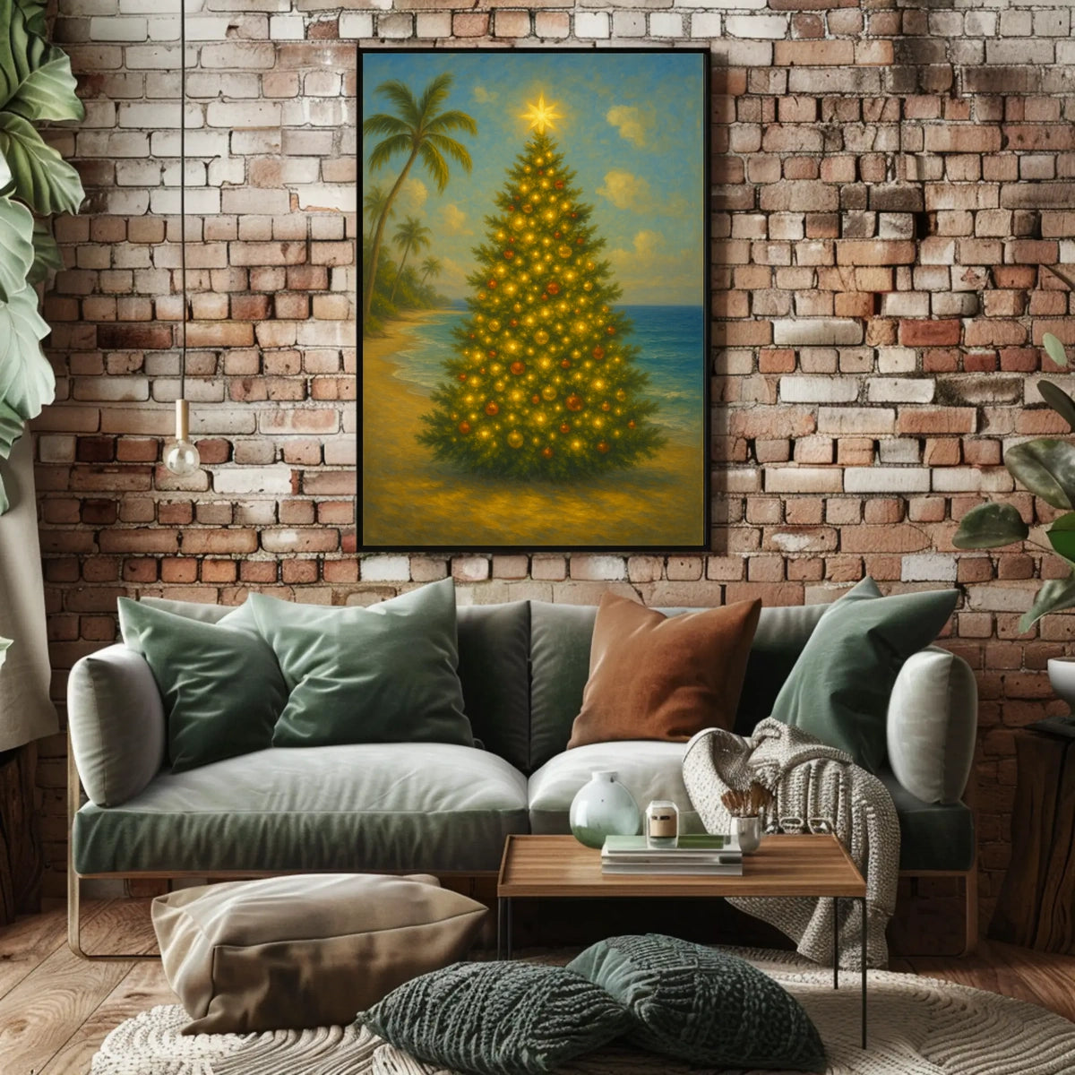 Tropical Christmas Poster