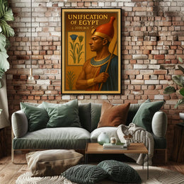 Unification of Egypt c. 3100 BCE Poster PosterGoat