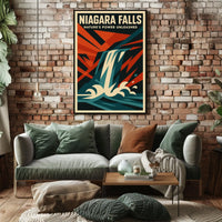 Niagara Falls NatureS Power Unleashed Poster