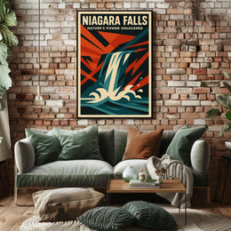 Niagara Falls NatureS Power Unleashed Poster