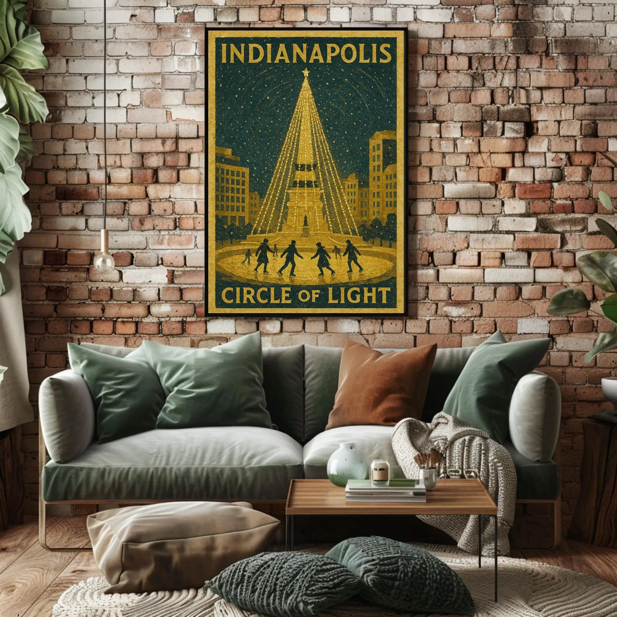 Indianapolis Circle Of Light Poster