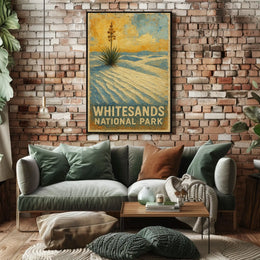 Whitesands National Park Scenic Wanderlust Poster