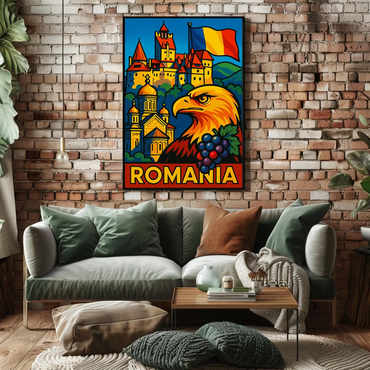 Romania A Vibrant Tribute Poster