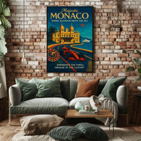 Majestic Monaco Poster