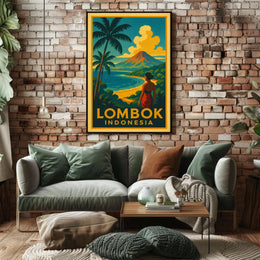 Lombok, Indonesia Poster