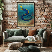 Majestic Ribbon Eel Poster