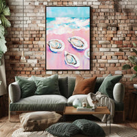 Oceanic Bliss Pastel Coastal Poster Wall Art