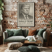 Donald Trump 47th President Poster