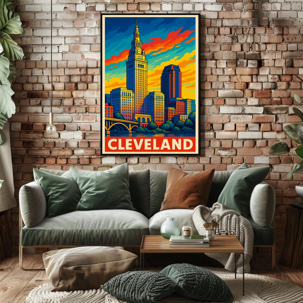 Cleveland Skyline Poster