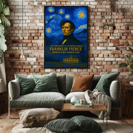 Franklin Pierce 14th President of the United States Presidential Masterpiece Series Poster